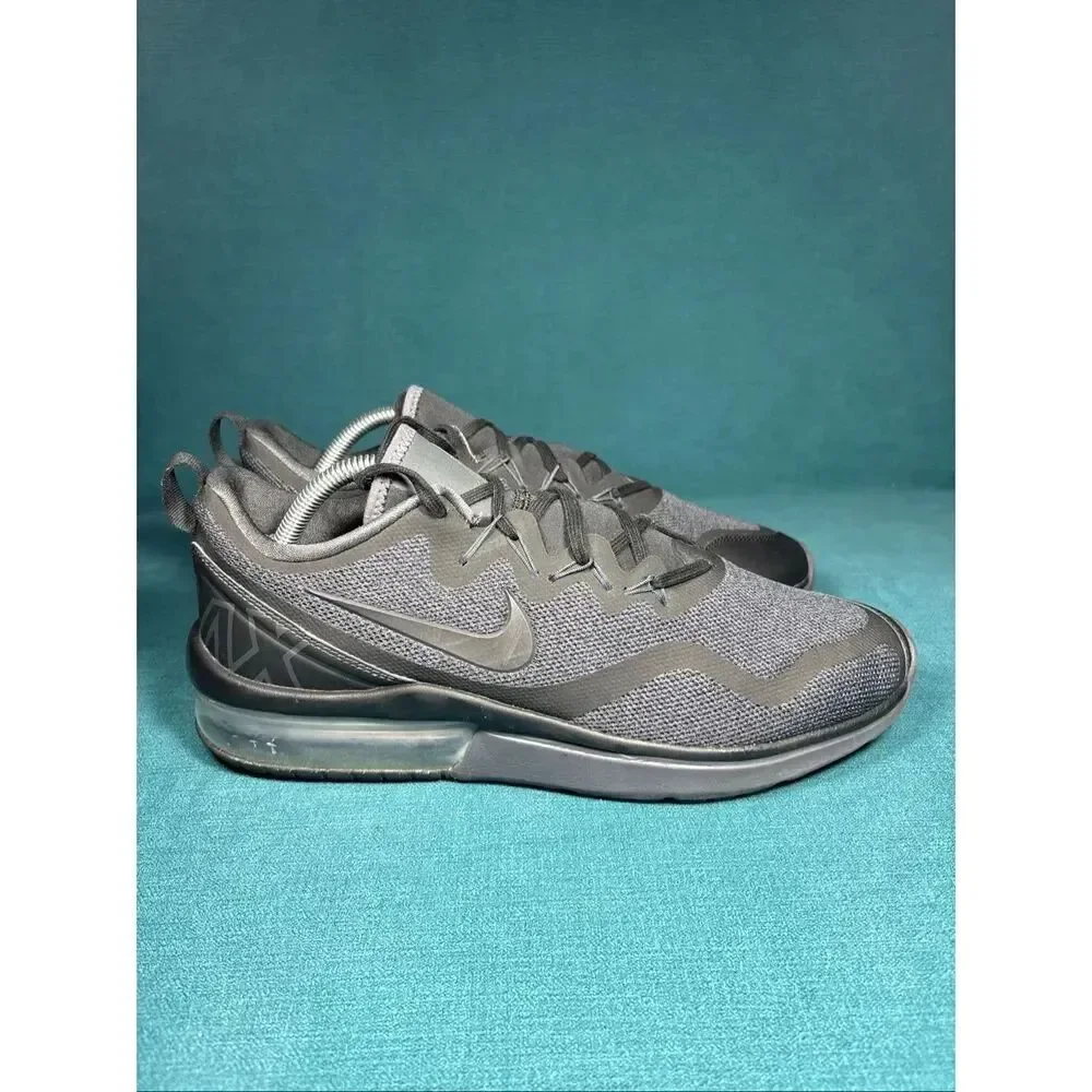 Nike Air Max Fury Triple Black Men's Running Shoes Size 10.5 AA5739-002 Athletic_3